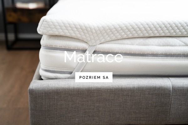 Kvalitné matrace z pamäťovej peny pre maximálne pohodlie, ortopedickú oporu chrbtice a zdravý spánok.